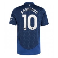 Camisa de time de futebol Manchester United Marcus Rashford #10 Replicas 2º Equipamento 2024-25 Manga Curta